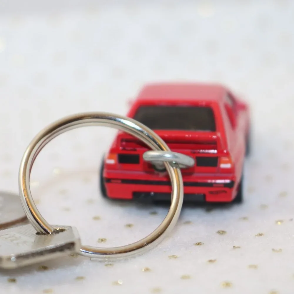 Hot Wheels '84 Audi Quattro CUSTOM keychain OOAK